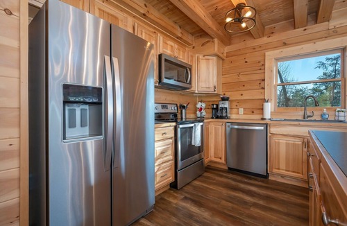 Lake Lure Cabin | Paws Awhile | Pet-Friendly Lake Lure Cabin with Mountain Views, Deck, & Easy Access to Tryon