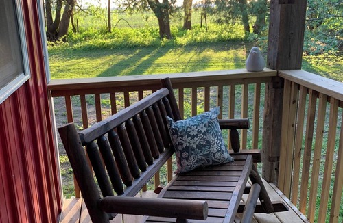 Eleroy Cabin | Peace & Simplicity in a Little Red Cabin on the Farm