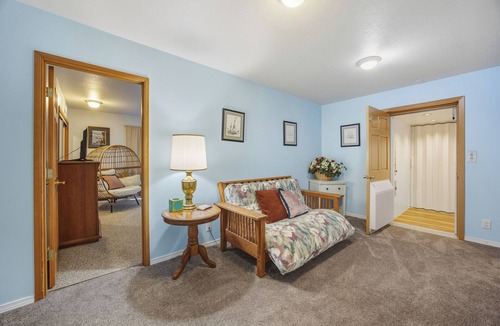 Cape Meares Cottage | Peaceful 4BR Cape Meares Home | Ocean Views, Forest Setting, Wraparound Deck + King Bed