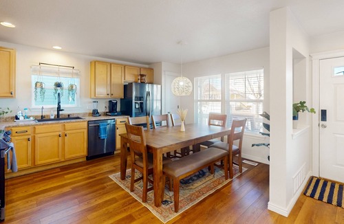 Belle Creek House | Peaceful alpine retreat with private hot tub, great patio, & yard