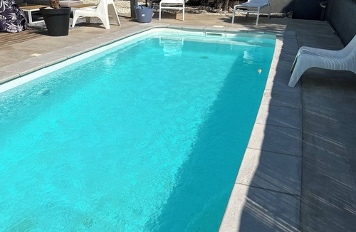 Salinelles Apartment | Peaceful apartment with private pool