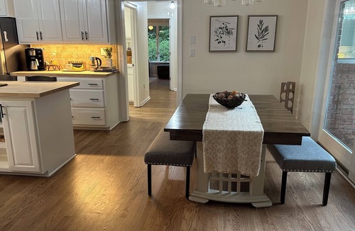 McCain House | Peaceful Apex Getaway – Open Living, Big Backyard, Country Setting
