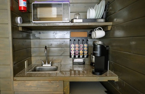 Lake Village Cottage | Peaceful cabin in orchard! Great Internet!