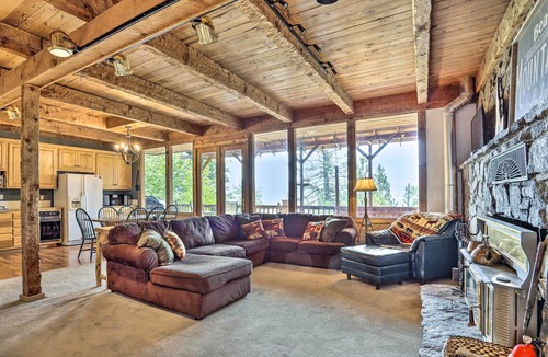 Garden Valley Cabin | Peaceful Cabin w/Mtn + River Views, Fire Pit