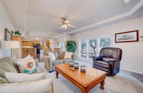 Lometa House | Peaceful Country Retreat: Pond, Deck, Fire Pit