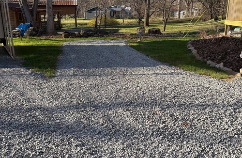 Lackey Hill RV Rental | Peaceful creekfront campsite on Deep Creek in Bryson City.