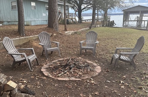 Farmerville House | Peaceful lake front home with wrap around porch and relaxing views!