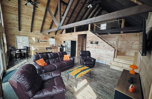 Monticello House | Peaceful lake house with game room on beautiful Conroy Lake in Maine!