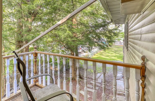 Brant Lake House | Peaceful lakefront house with private dock and sandy beach