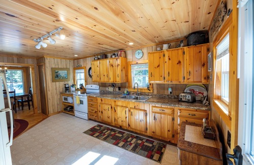 Cherryfield House | Peaceful lakefront Retreat-Unplug, Read on the dock, Kayak; 3BD,1BA Home