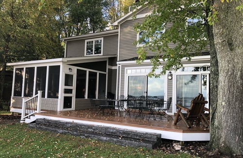 Interlochen House | Peaceful lakefront setting to bring peace to your soul. Few summer dates left!