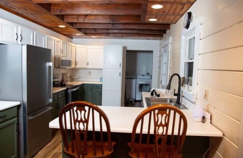 Slippery Rock House | Peaceful log home retreat.