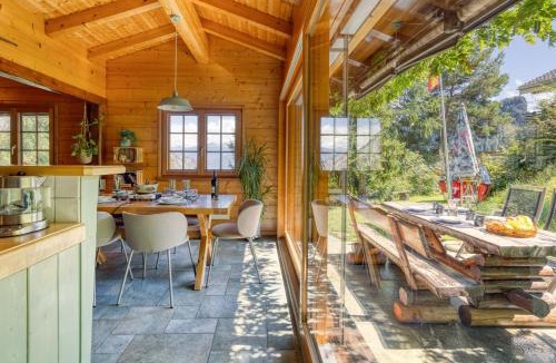 Chamoson Ski Chalet | Peaceful Mountain Chalet for 4, with Garden, Games & BBQ