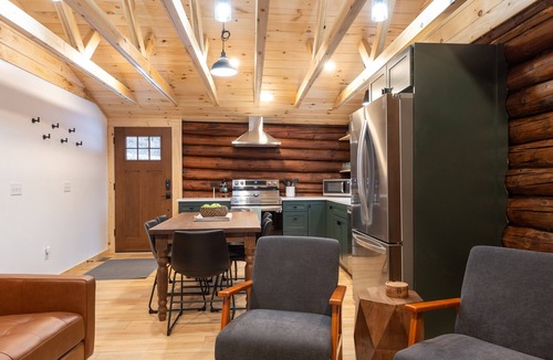 Naples Cabin | Peaceful Naples Cabin w/Deck & Stream Views