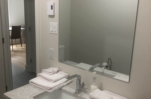 Pointe Claire Apartment | Peaceful oasis near airport private entrance.