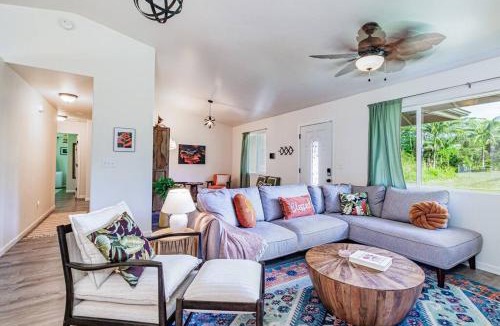 Keaau House | Peaceful Petfriendly Paradise Home with AC
