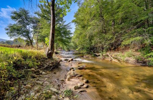 Purlear House | Peaceful Purlear Vacation Rental with Creek Access!