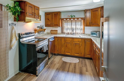 West Glens Falls House | Peaceful Queensbury Haven on Creek w/ Fire Pit!