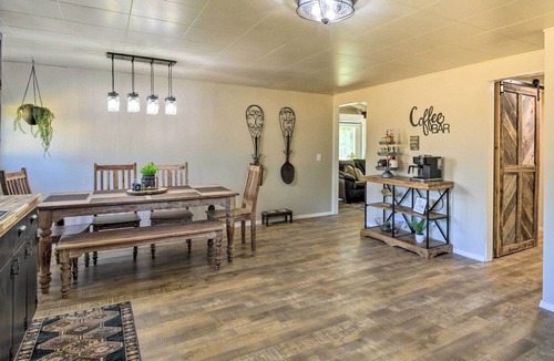 Quilcene House | Peaceful Quilcene Riverfront Home w/ Hot Tub!