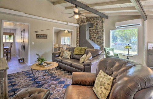 Quilcene House | Peaceful Quilcene Riverfront Home w/ Hot Tub!