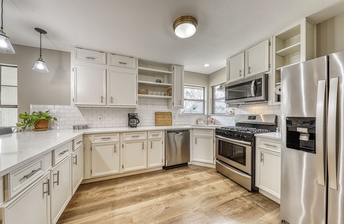 Liberty Hill House | Peaceful riverfront home with enclosed yard - walk to the river