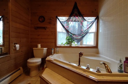 Spencer Apartment | Peaceful Russian Jacuzzi suite surrounded by state forest!