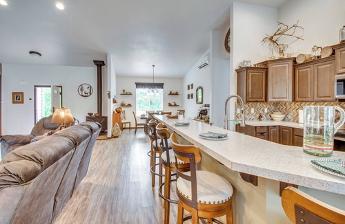 Shelton House | Peaceful Shelton Home w/Spacious Yard & Fire Pit!