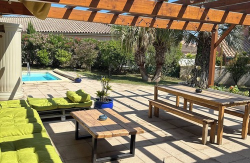 Canet-en-Roussillon House | Peaceful villa, swimming pool, BBQ & pétanque court