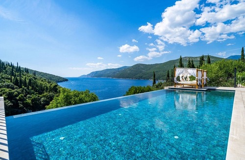 Molunat Villa | Peaceful Villa Palma with infinity pool in Dubrovnik, sea view, family, bbq