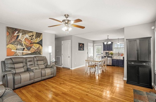 Ashland City House | Peaceful Waterfront Home Near Nashville w Elevator, Kayaks, Game Room & Fire Pit