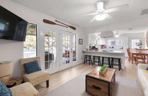 Burnet House | Pecan House located on Lake LBJ. Open water, beautiful yard, shaded pecan trees!