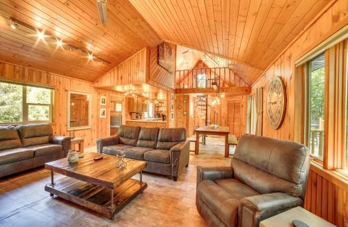 Pembine House | Pembine Cabin w/Expansive Yard, Fire Pit & Grill!
