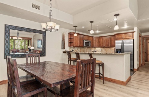 Steamboat Springs Condo | Penthouse Level + A/C! - Covered Deck, Outdoor Pool, Hot Tubs, Grill Area