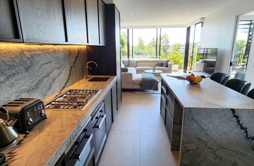 Waterloo Apartment | Penthouse perfection with private rooftop pool paradise. 2 bed, 2 bath, parking