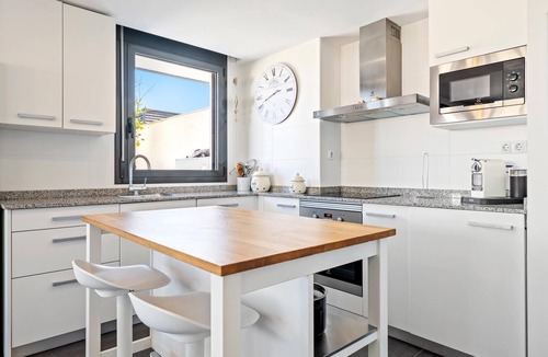 Roques Daurades Apartment | Penthouse with private solarium, barbecue and pool