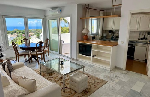 Urbanizacion Hacienda las Chapas Apartment | Penthouse with Terrace, Stunning Views, Pool & Barbecue, Parking