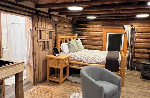 Cokeville Cabin | Perfect 1-bedroom, 1-bath Modern Rustic Cabin