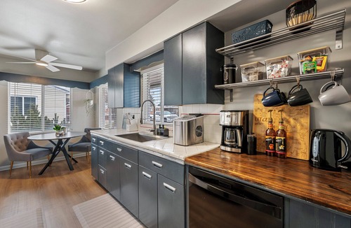 Midvale House | Perfect Central Location w/Mtn Views, Huge Fenced Yard, King Beds, BBQ, & Games!