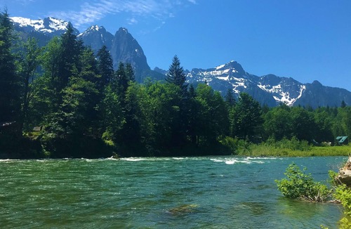 Gold Bar Cottage | Persis Perch: Charming riverfront, stunning views