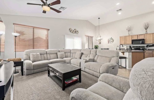 Sun Groves House | Pet-Friendly 4BR Oasis - Heated Pool, Firepit & BBQ