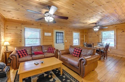 Bryson City House | Pet-Friendly Bryson City Cabin with Fire Pit and Deck!