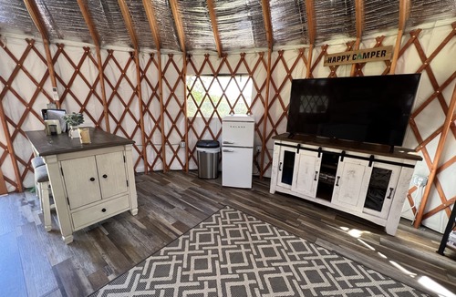 Boss RV Rental | Pet friendly glamping in a private yurt with stunning 360° views by Forest
