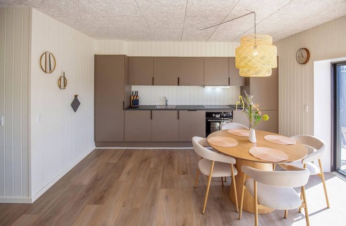 Bjerregard Strand House | Pet friendly home in Hvide Sande with sauna