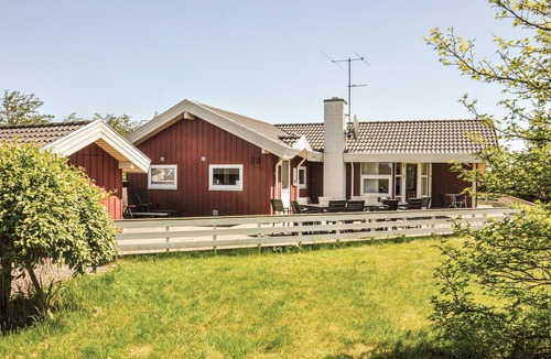 Hasmark Strand House | Pet friendly home in Otterup with sauna