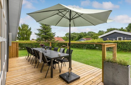 Mommark Strand House | Pet friendly home in Sydals with sauna