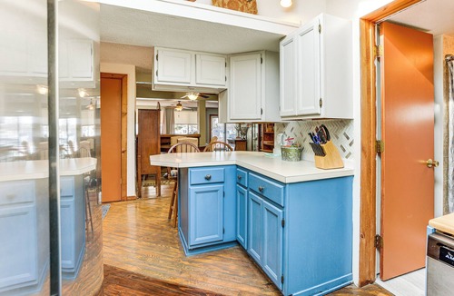 Farwell House | Pet Friendly Home on Lake w/Dock, Firepit & More!