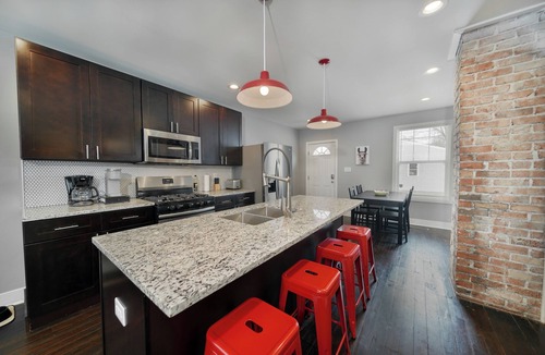 Fountain Square House | Pet-Friendly Home with Fenced Yard & Garage near Downtown
