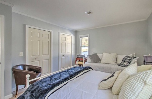 Barnstead House | Pet-Friendly Home w/Private Beach, Dock & Rafts!