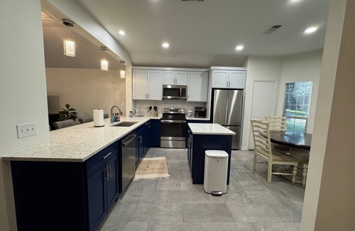Wylie House | Pet Friendly Home with Relaxing Covered Patio and Private Backyard