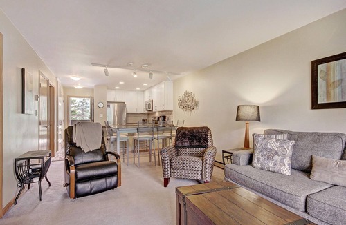 Mountain House Condo | Pet Friendly in Keystone! On River Trail. Walk to Festivals, Dining, Shops